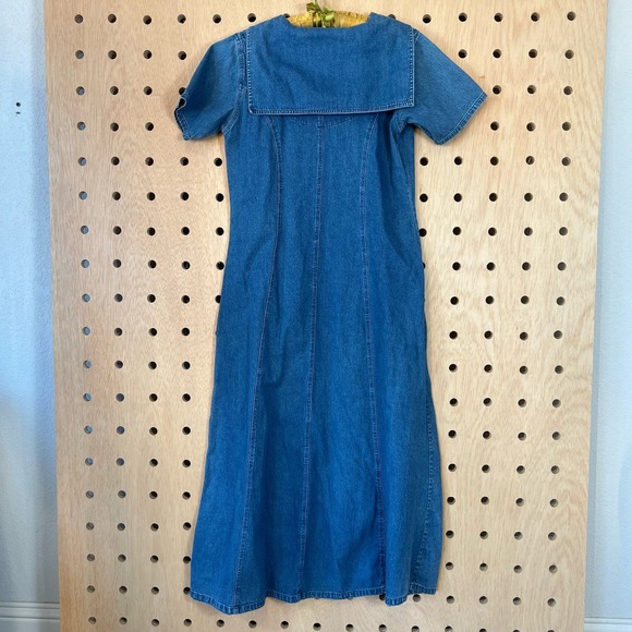 90s denim maxi dress - Picture 4 of 4